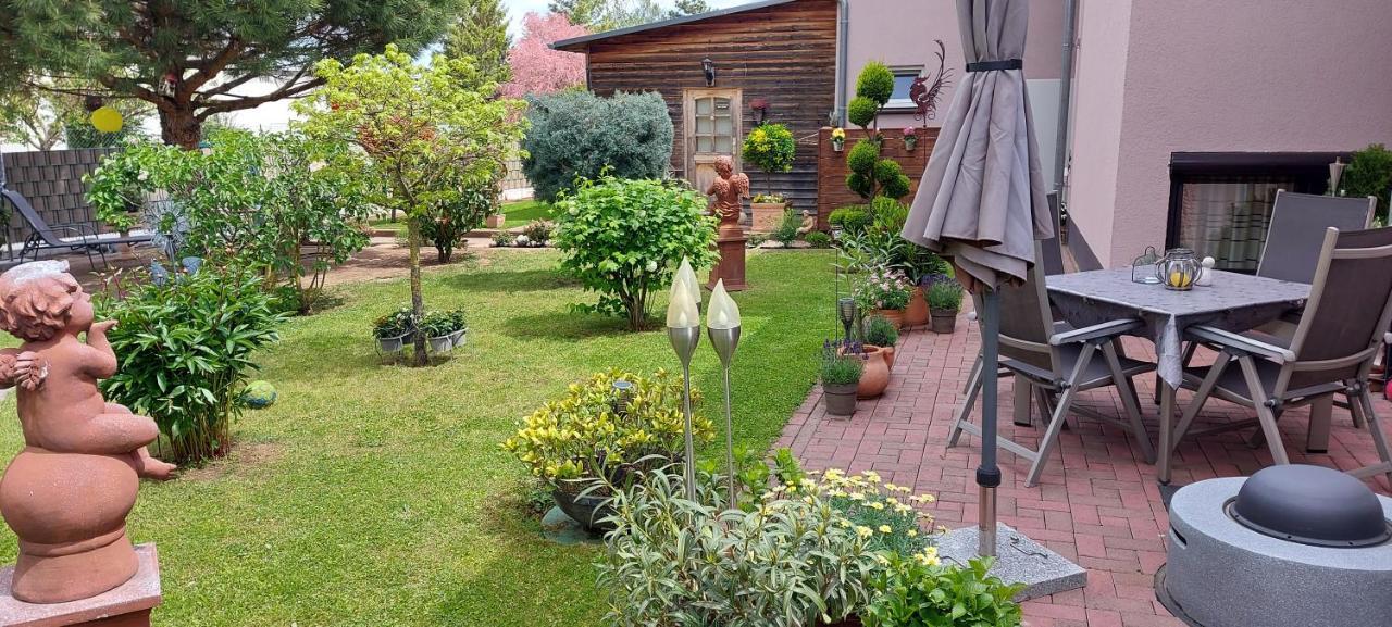 Ferienwohnung Zum Weinberg 그로스카를바흐 외부 사진